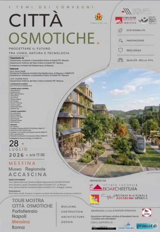 Convegno e inaugurazione Mostra Convegno e inaugurazione Mostra "Città Osmotiche - Progettare il futuro tra uomo, natura e tecnologia"